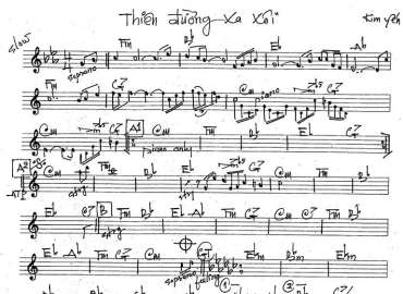 Thiên Đường Xa Xôi sheet nhạc đệm