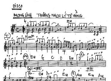 Thương Nhau Lý Tơ Hồng sheet nhạc đệm