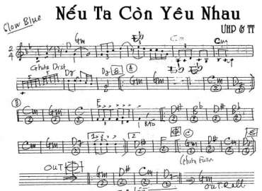 Nếu Ta Con Yêu Nhau sheet nhạc đệm