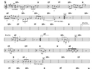 Ngày Cưới Em sheet nhạc đệm