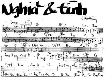 Ngĩa Và Tình sheet nhạc đệm