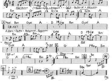 Ngỡ sheet nhạc đệm