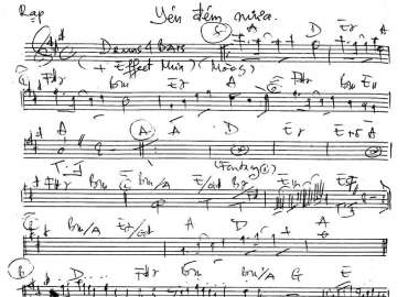 Yêu Đêm Mưa sheet nhạc đệm