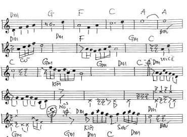 Yêu Em Câu Hò 2 sheet nhạc đệm