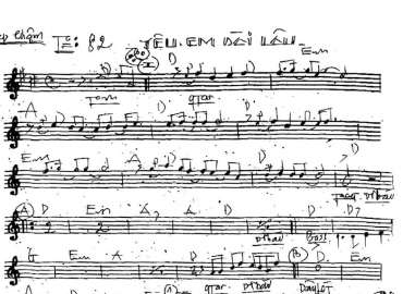 Yêu Em Dài Lâu 2 sheet nhạc đệm