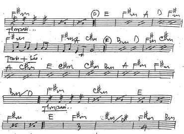 Xa Khơi 2 sheet nhạc đệm