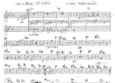 Xa Nhau Từ Đây sheet nhạc đệm