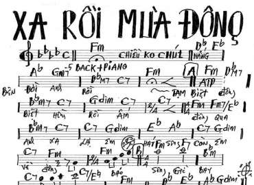 Xa Rồi Mùa Đông sheet nhạc đệm