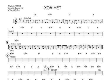 Xóa Hết sheet nhạc đệm
