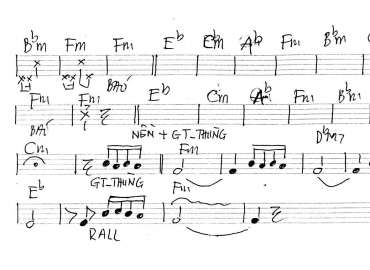 Xóm Nhỏ sheet nhạc đệm