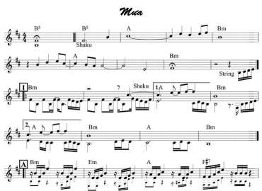 Mưa sheet nhạc đệm