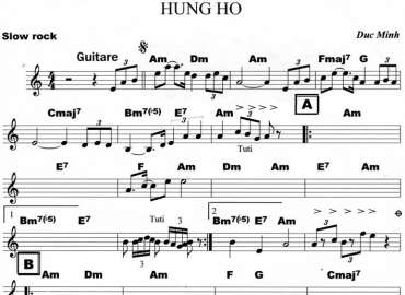 Hững Hờ sheet nhạc đệm