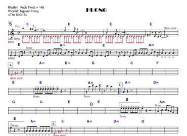 Hương sheet nhạc đệm