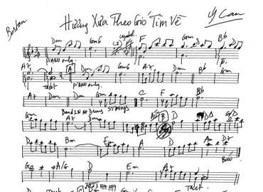 Hương Xưa Theo Gió Tìm Về sheet nhạc đệm