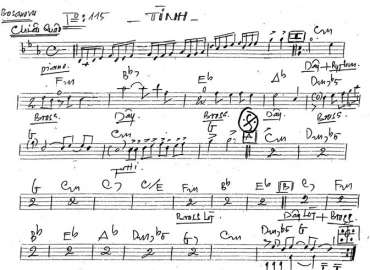 Tình sheet nhạc đệm