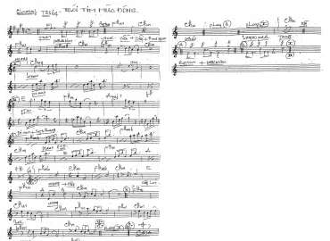 Trái Tim Hoang Đường sheet nhạc đệm