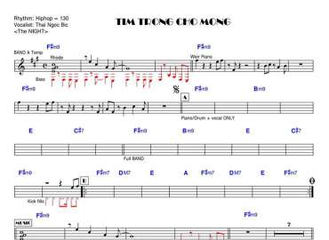 Tìm Trong Chờ Mong Sheet Nhạc đệm