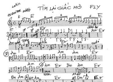 Tìm Lại Giấc Mơ Sheet Nhạc đệm