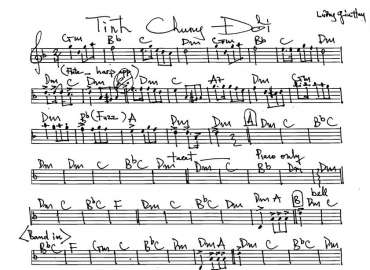 Tình Chung Đôi Sheet Nhạc đệm