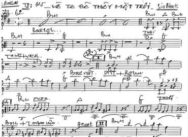 Và Ta Đã Thấy Mặt Trời sheet nhạc đệm