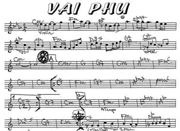 Vai Phụ sheet nhạc đệm