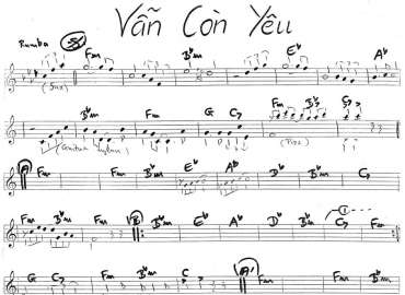 Vẫn Còn Yêu sheet nhạc đệm