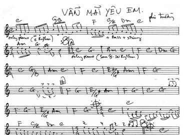 Vẫn Mãi Yêu Em sheet nhạc đệm