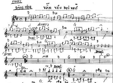 Vẫn Yêu Dại Khờ sheet nhạc đệm