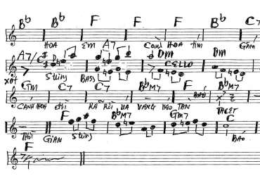 Vàng Phai Mấy Lá 2 sheet nhạc đệm