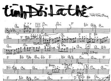 Tình Đời Là Thế Sheet Nhạc đệm