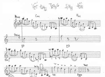 Vết Đau Trong Linh Hồn sheet nhạc đệm