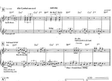 Vết Mưa sheet nhạc đệm