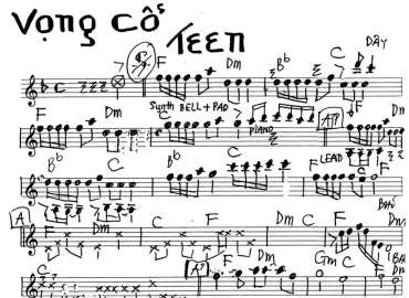 Vọng Cổ sheet nhạc đệm