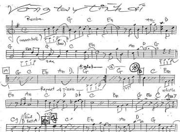 Vòng Tay Tình Ái sheet nhạc đệm