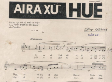 Ai Ra Xứ Huế Sheet Nhạc