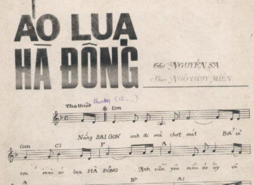 Áo Lụa Hà Đông Sheet Nhạc