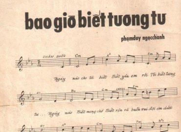 Bao Giờ Biết Tương Tư Sheet Nhạc