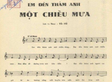 Em Đến Thăm Anh Một Chiều Mưa Sheet Nhạc