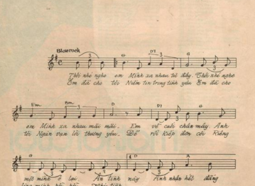 Một Lời Cuối Cho Em Sheet Nhạc