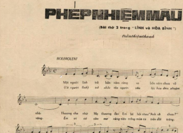 Phép Nhiệm Màu Sheet Nhạc