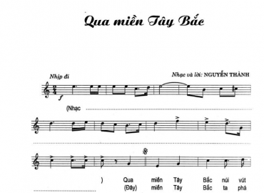 Qua Miền Tây Bắc Sheet Nhạc