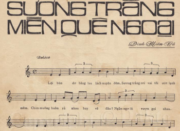 Sương Trắng Miền Quê Ngoại Sheet Nhạc