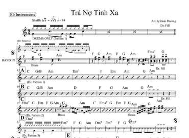 Trả Nợ Tình Xa Sheet Nhạc đệm