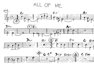 All Of Me sheet