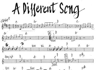 A Different Song sheet