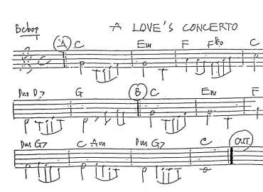 A Love's Concerto sheet