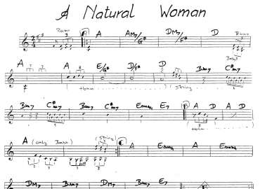 A Natural Woman sheet