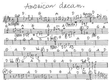 American Dream sheet