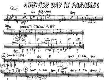 Another Day In Paradise sheet