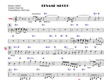 Besame Mucho Sheet